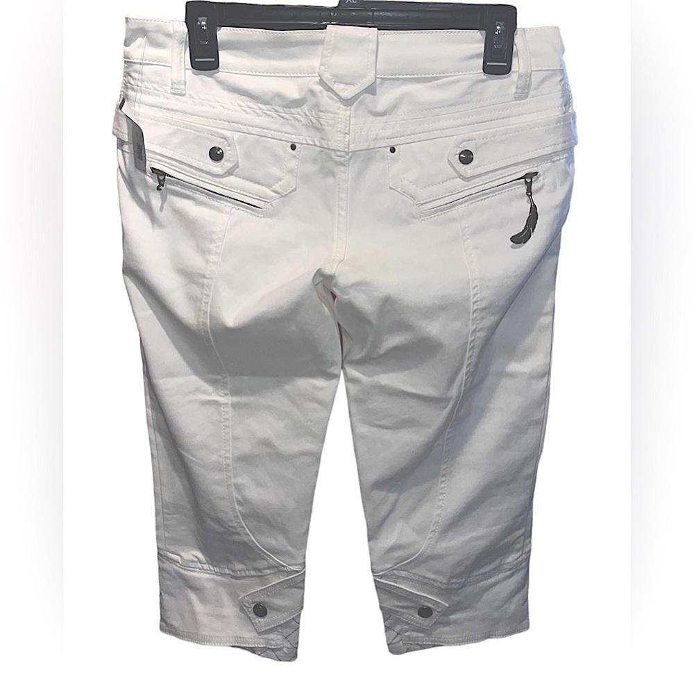 Just Cavalli Womens White Capri pants Size 44